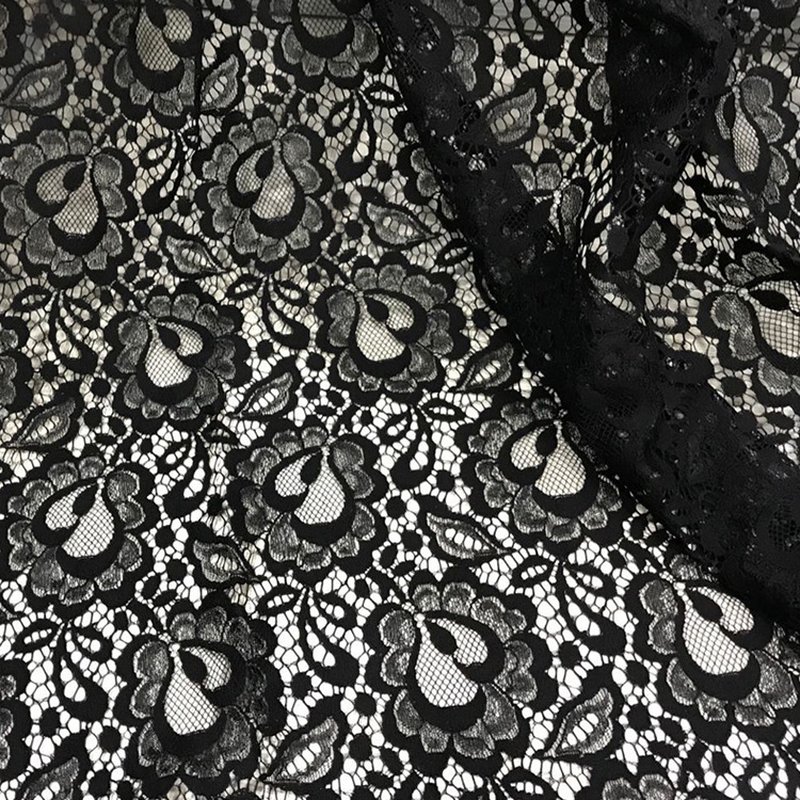 Dress Cutwork Nylon Lace Fabric for Women's Wear Wholesale Supplier 15